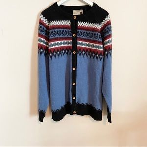 The alpaca connection multicolor cardigan